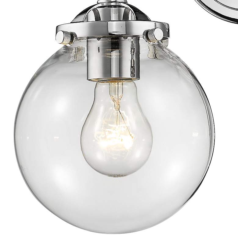 Image 4 Baldwin 11" High Black Polished Nickel 2-Light Wall Sconce more views