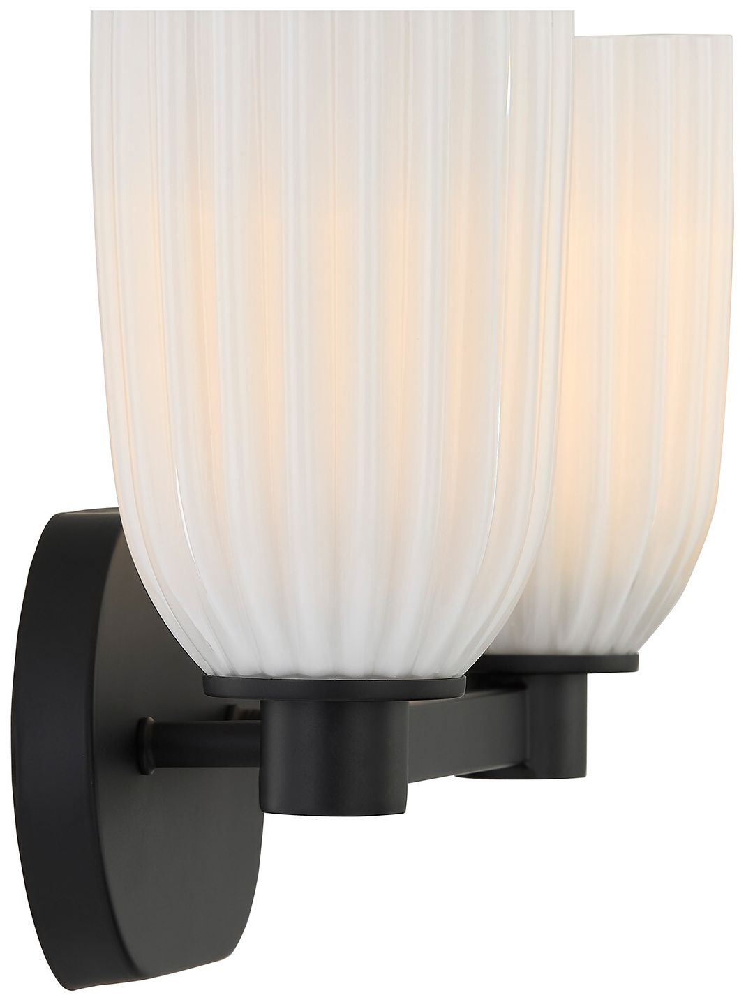 Image 4 Baldwin 2-Light Bathroom Vanity Light in Matte Black more views