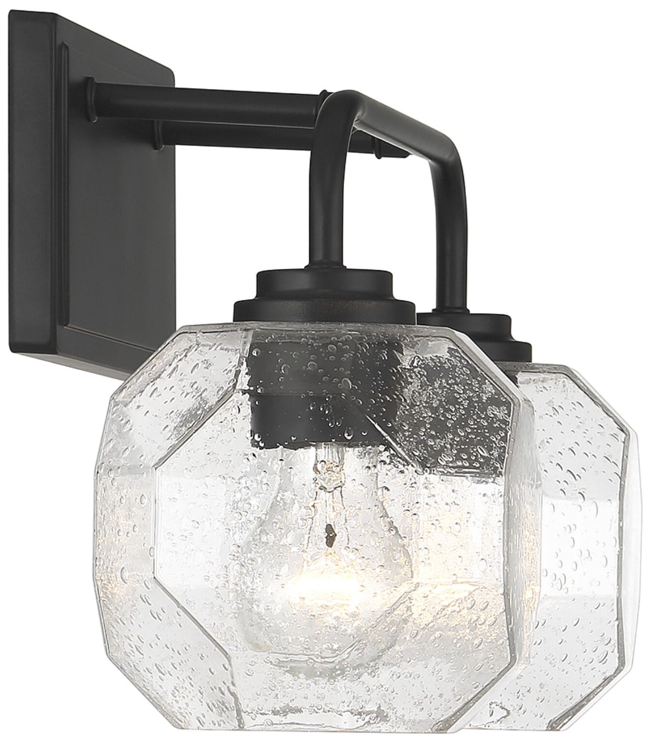 Image 5 Baldwin 2-Light Bathroom Vanity Light in Matte Black more views