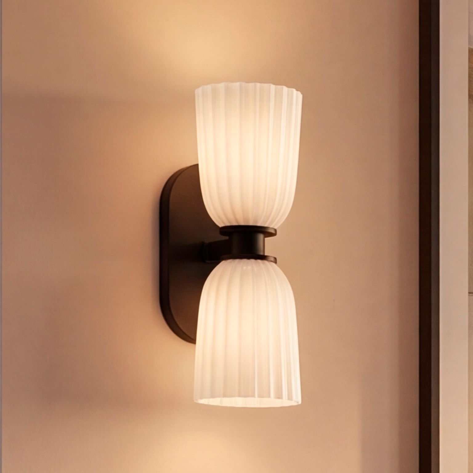 Thumbnail1 of Baldwin 2-Light Wall Wall Sconce in Matte Black