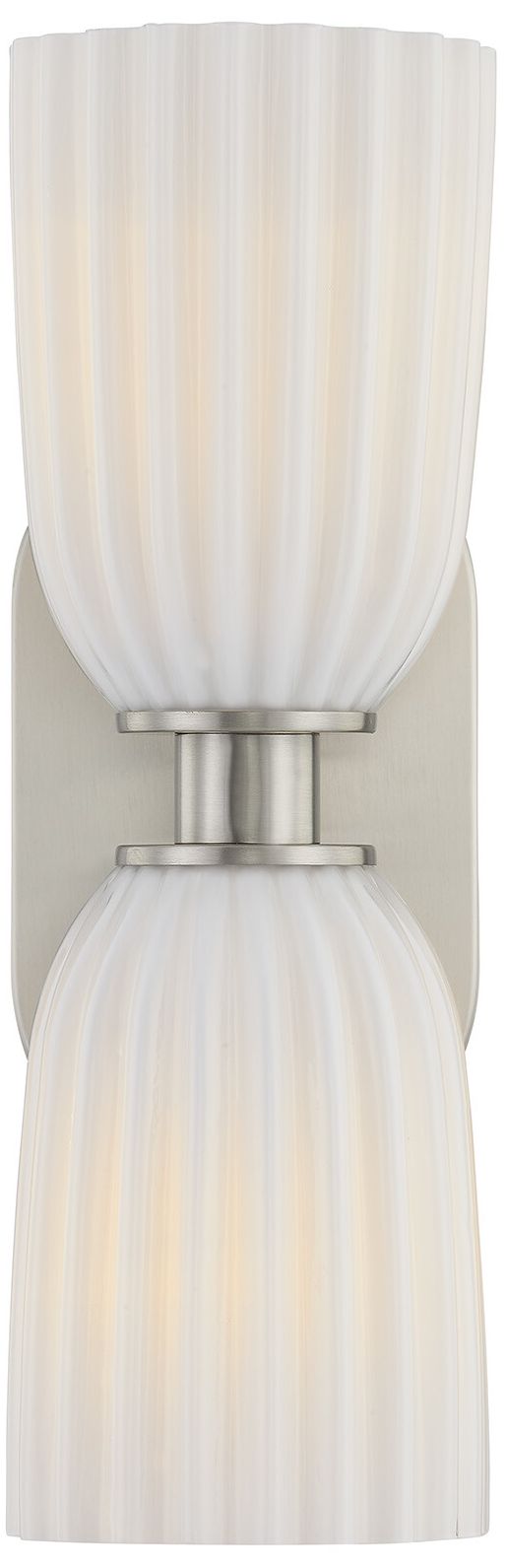 Image 3 Baldwin 2-Light Wall Wall Sconce in Satin Nickel more views