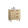 3_Baldwin 30" Wide Maple 2-Drawer Single Sink Bathroom Vanity more views