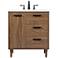 Baldwin 30" Wide Walnut Brown Single Sink Bathroom Vanity
