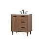Baldwin 30" Wide Walnut Brown Single Sink Bathroom Vanity