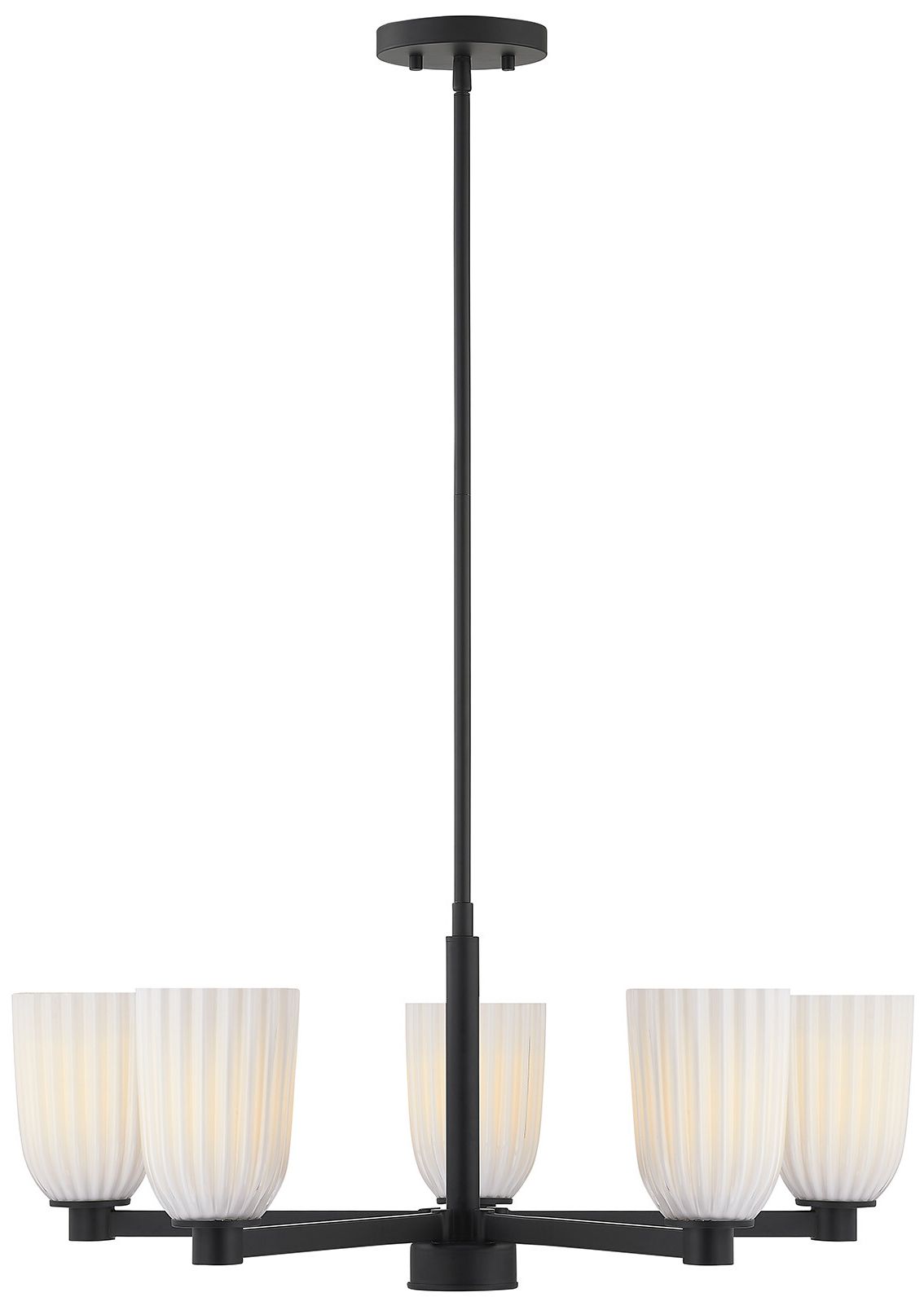 Baldwin 5-Light Chandelier in Matte Black