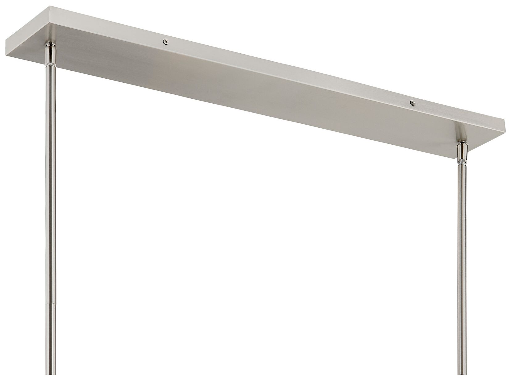 Image 6 Baldwin 8-Light Linear Chandelier in Satin Nickel more views