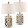 Baldwin Island Table Lamp with Night Light Set of 2