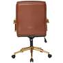 Baldwin Saddle Mid-Back Adjustable Swivel Office Chair