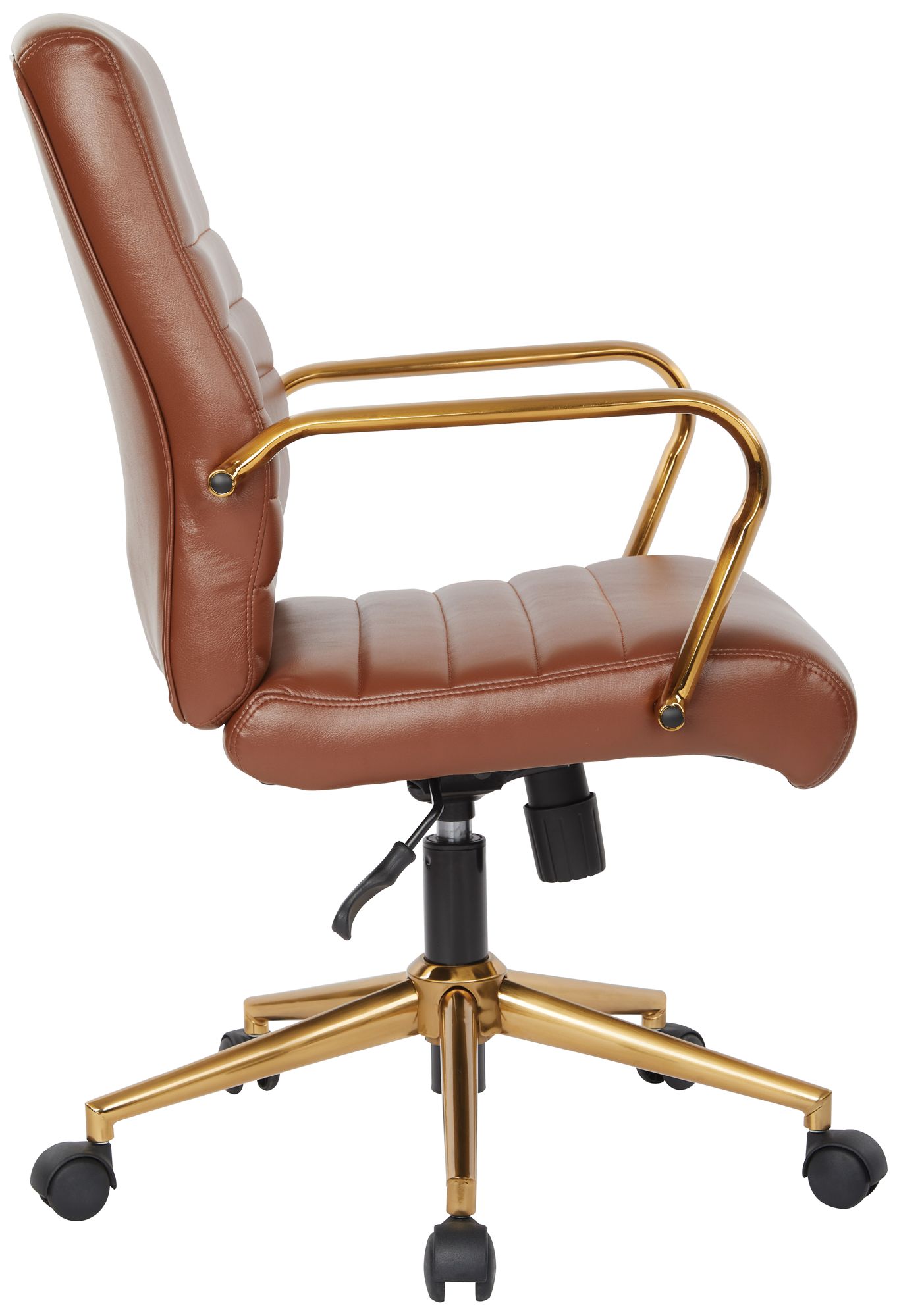 Baldwin Saddle Mid-Back Adjustable Swivel Office Chair