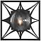 Balfour 1-Light Wall Sconce in Matte Black