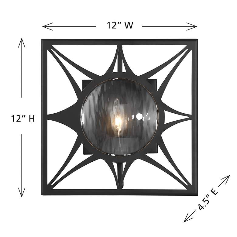 Image 6 Balfour 1-Light Wall Sconce in Matte Black more views