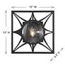 6_Balfour 1-Light Wall Sconce in Matte Black more views