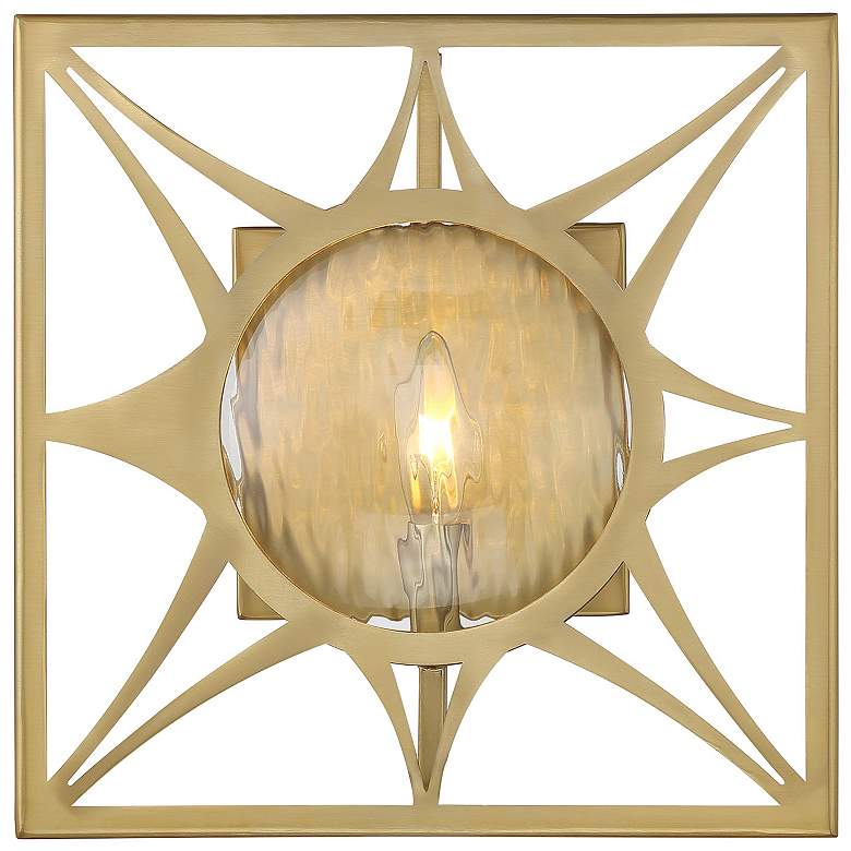 Image 1 Balfour 1-Light Wall Sconce in Warm Brass