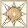 Balfour 1-Light Wall Sconce in Warm Brass
