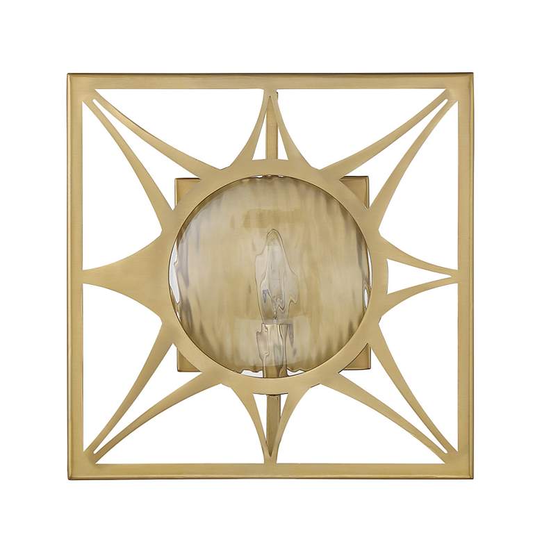 Image 2 Balfour 1-Light Wall Sconce in Warm Brass more views