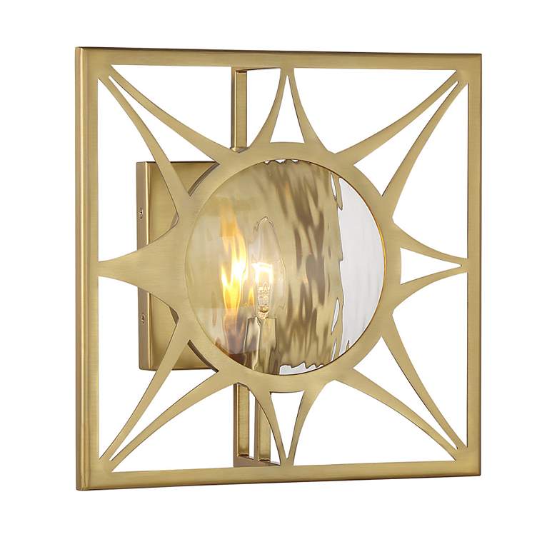 Image 3 Balfour 1-Light Wall Sconce in Warm Brass more views