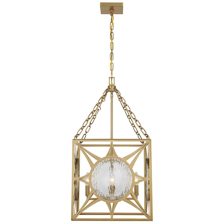 Image 5 Balfour 4-Light Pendant in Warm Brass more views