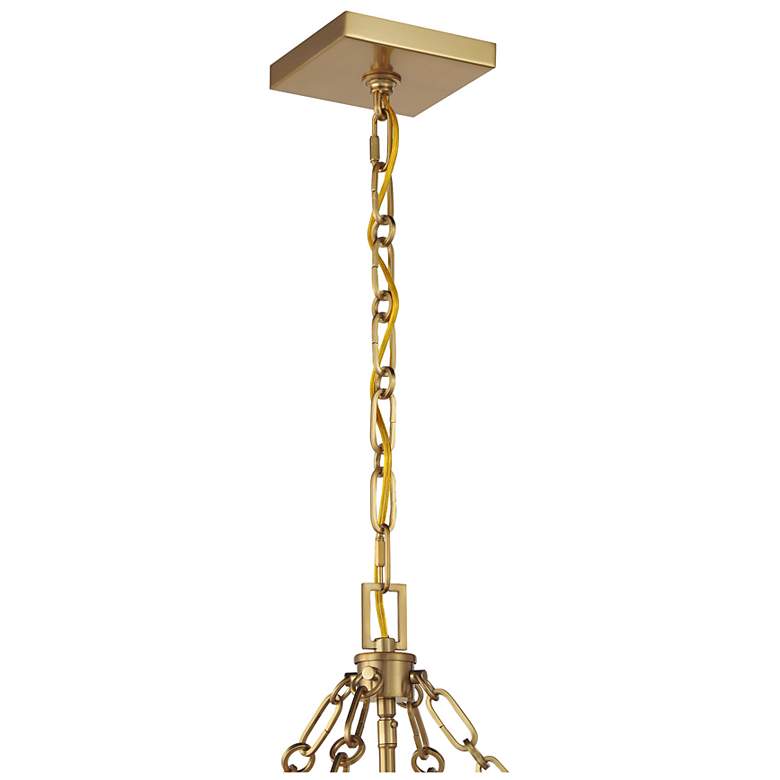 Image 6 Balfour 4-Light Pendant in Warm Brass more views