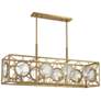 Thumbnail1 of Balfour 8-Light Linear Chandelier in Warm Brass