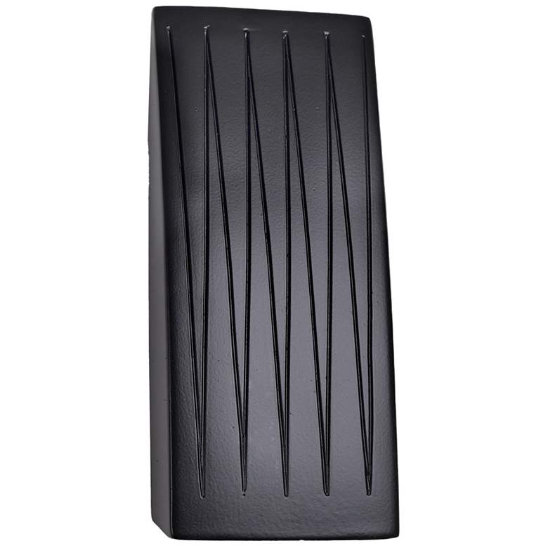 Image 2 Bali-13.25-inch-high-ceramic-black-up/down-LED-outdoor-wall-light