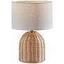 1_Bali 18 1/4" High Natural Rattan Accent Table Lamp