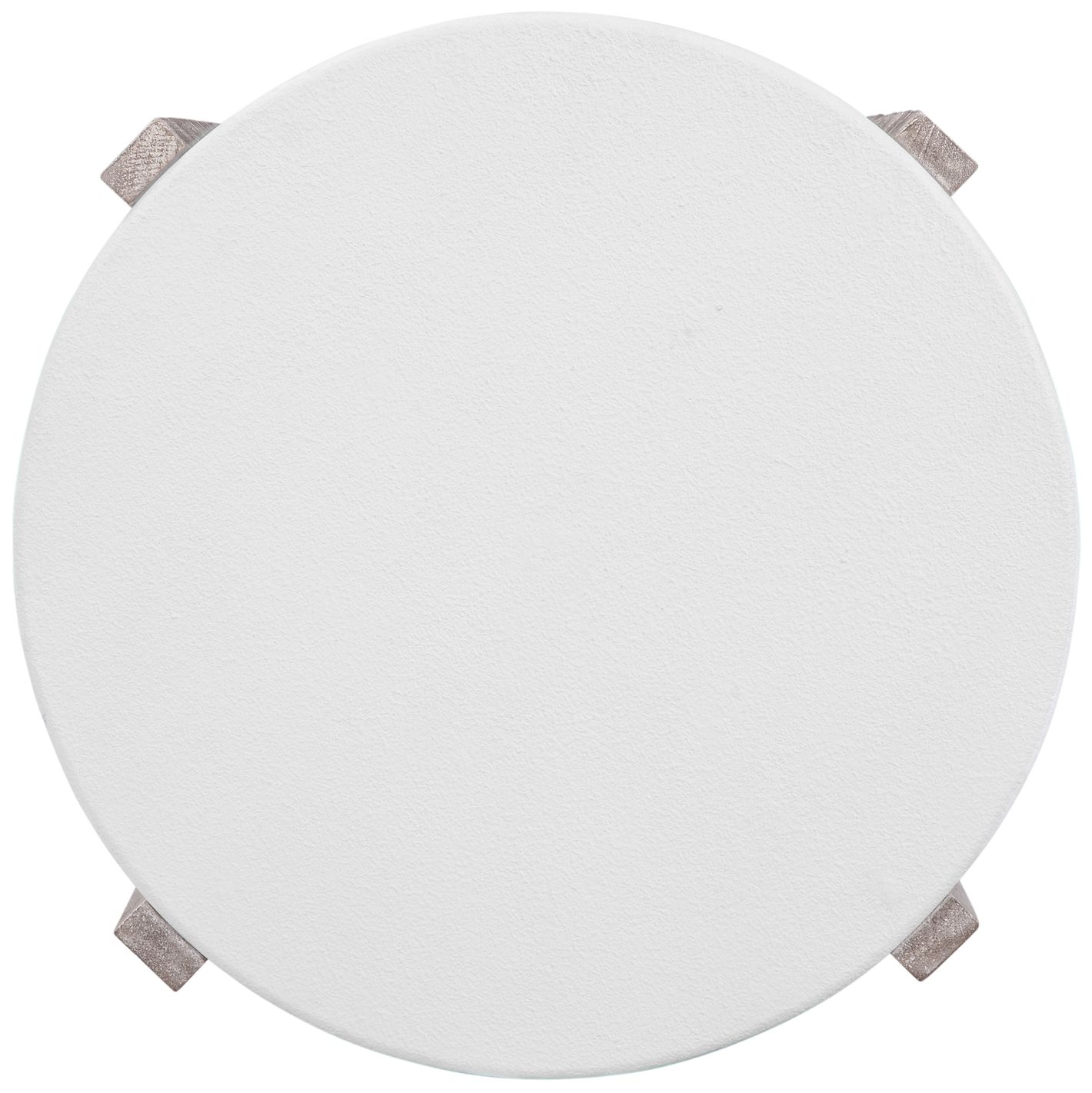 Image 5 Bali 24" High White Washed Mango Wood Round End Table more views