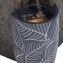 Watch A Video About the Bali Gray Stone 4 Tier Outdoor LED Floor Fountain
