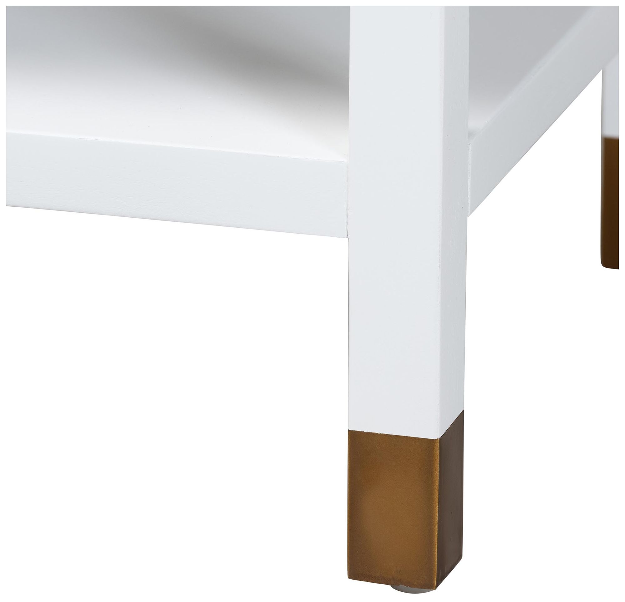 bali &amp; pari Aiden Fluted Sideboard 2 Door Storage Cabinet with Shelf