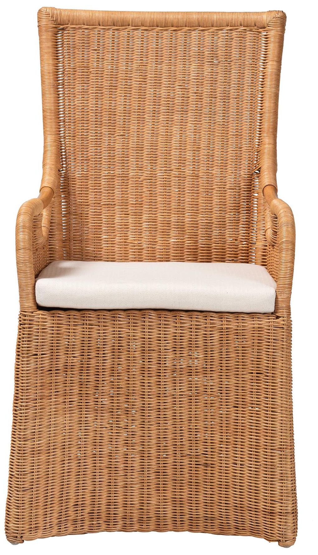 Image 3 bali & pari Amsterdam Bohemian Light Honey Rattan Dining Chair more views