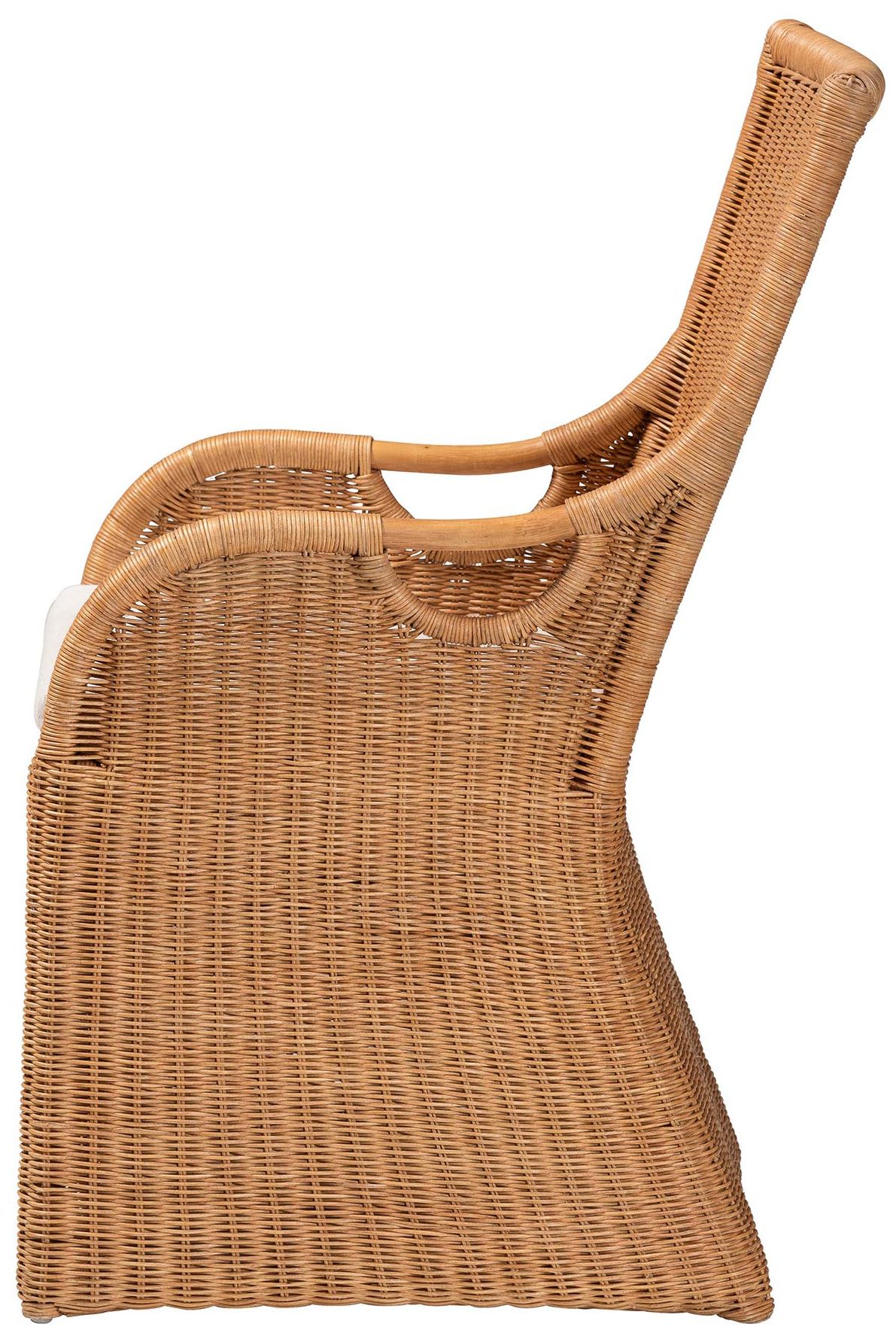 Image 4 bali & pari Amsterdam Bohemian Light Honey Rattan Dining Chair more views