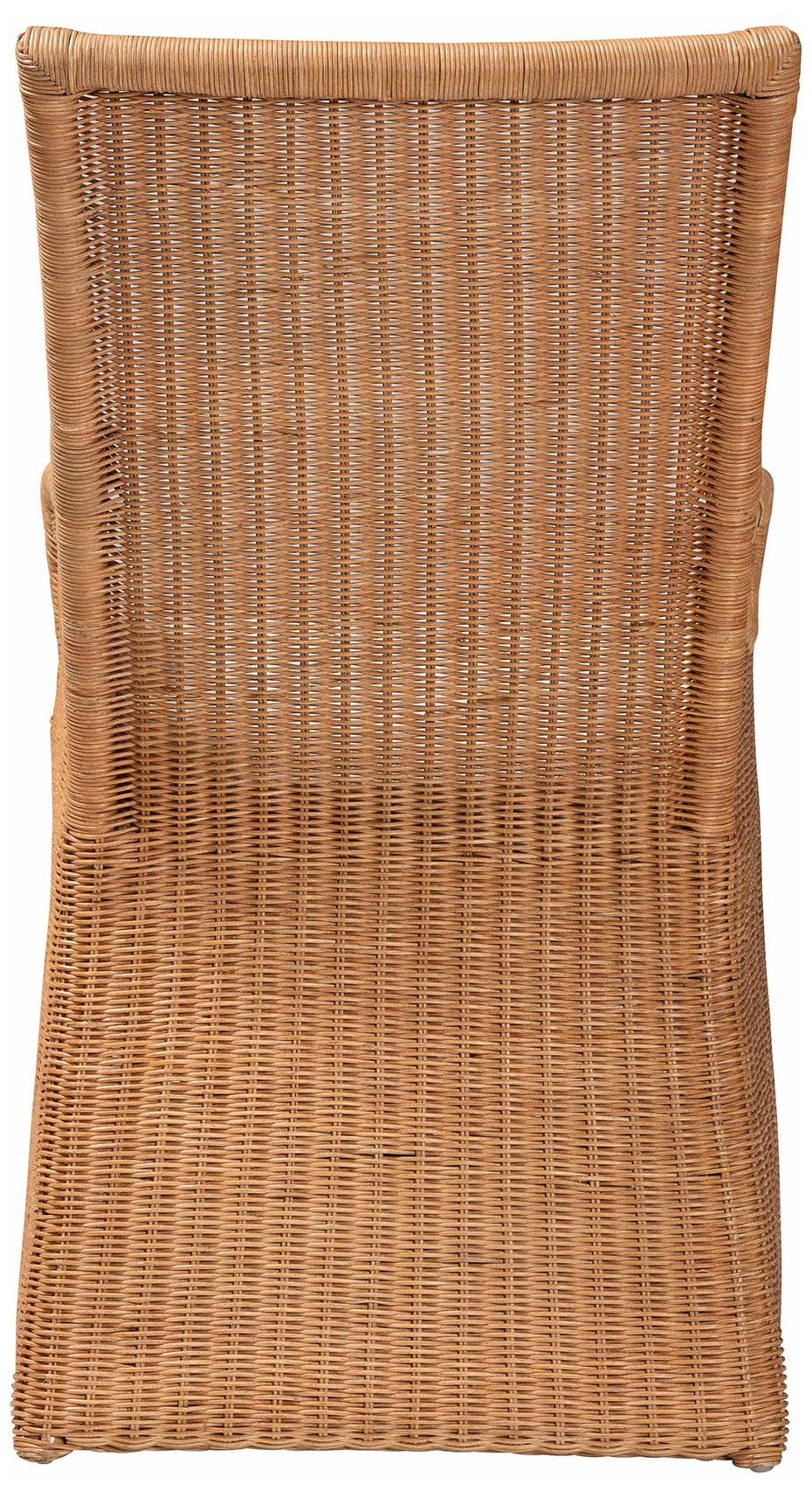 Image 5 bali & pari Amsterdam Bohemian Light Honey Rattan Dining Chair more views