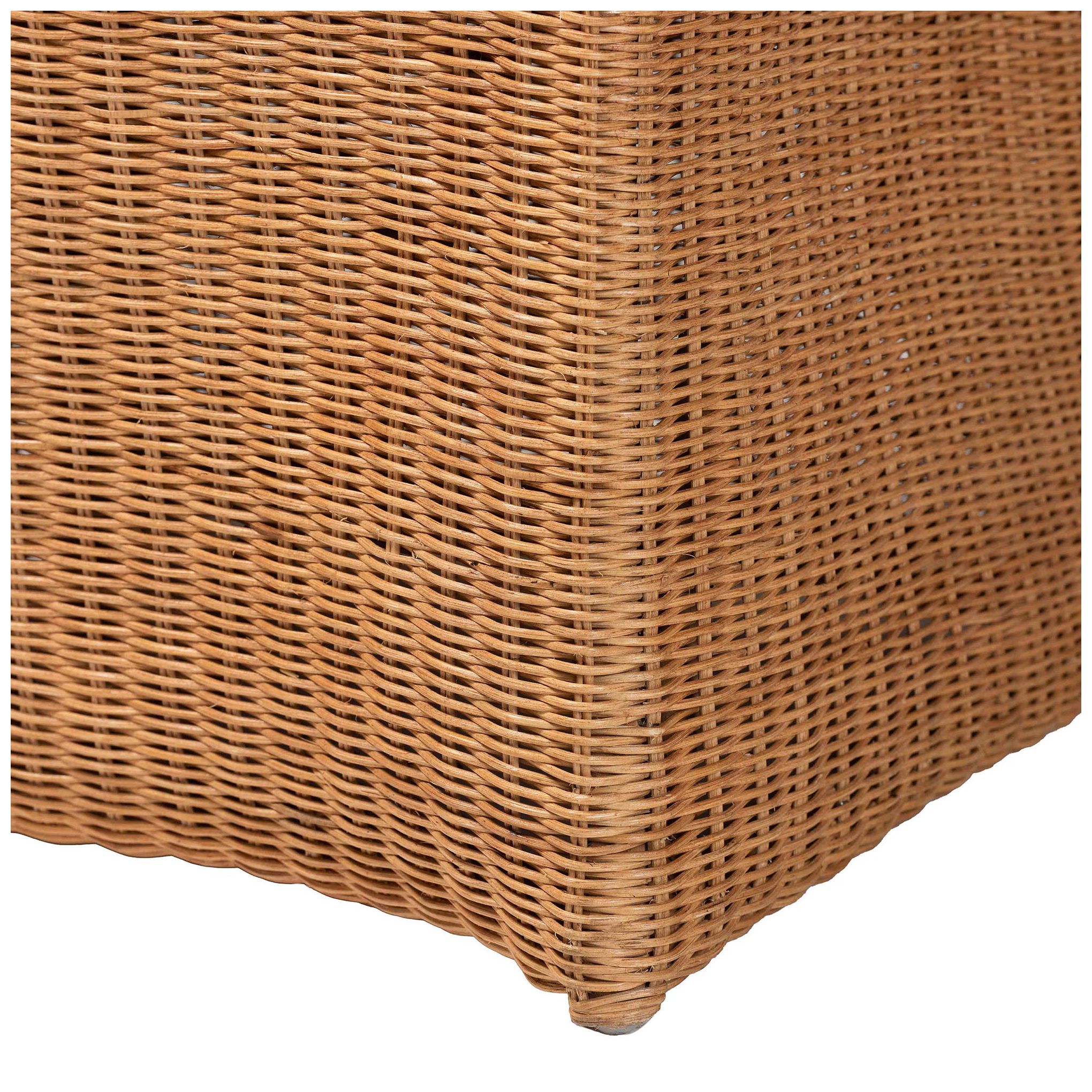 Image 7 bali & pari Amsterdam Bohemian Light Honey Rattan Dining Chair more views