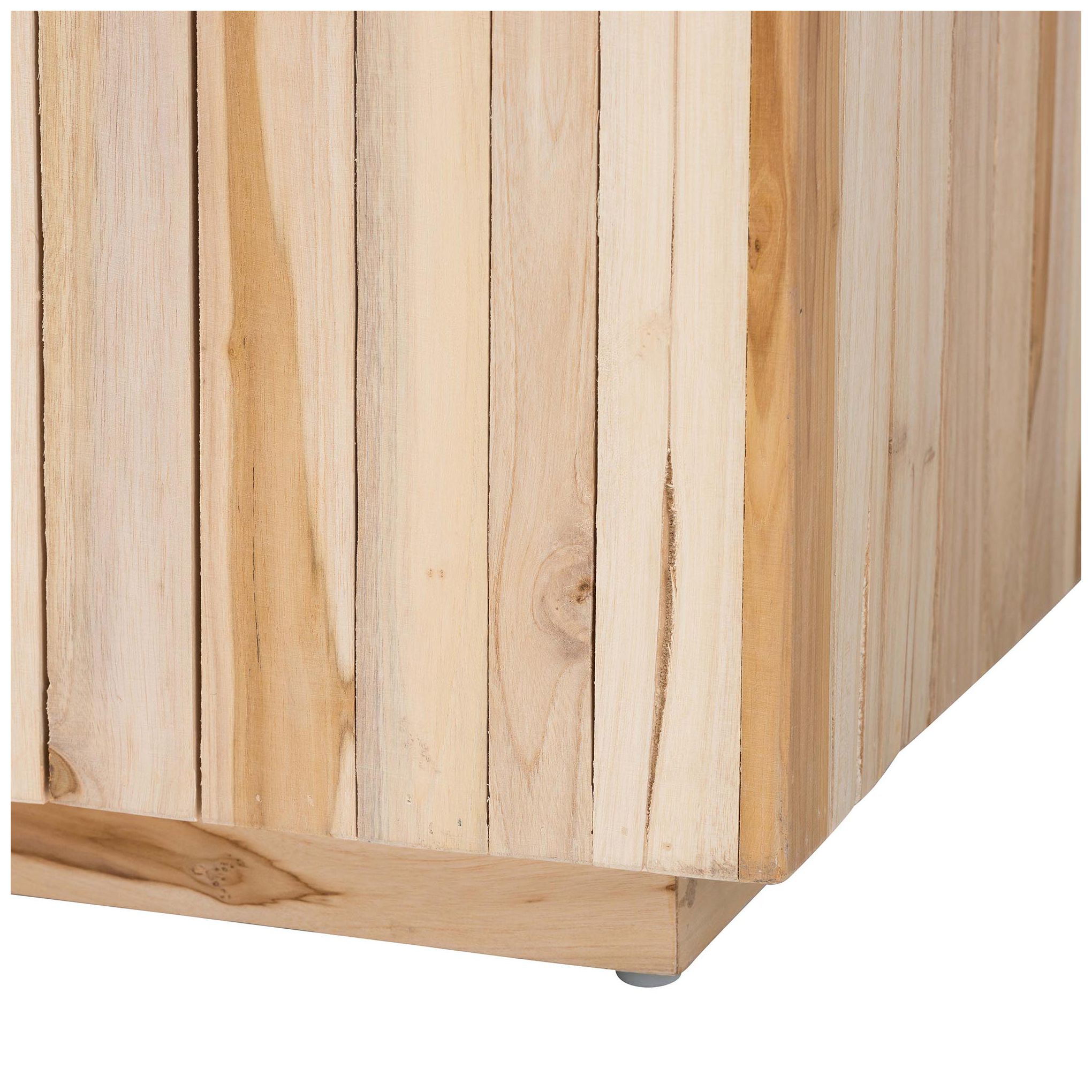 Image 4 bali & pari Augusta Teak Wood Coffee Table with Unique Repurposed Wood  more views