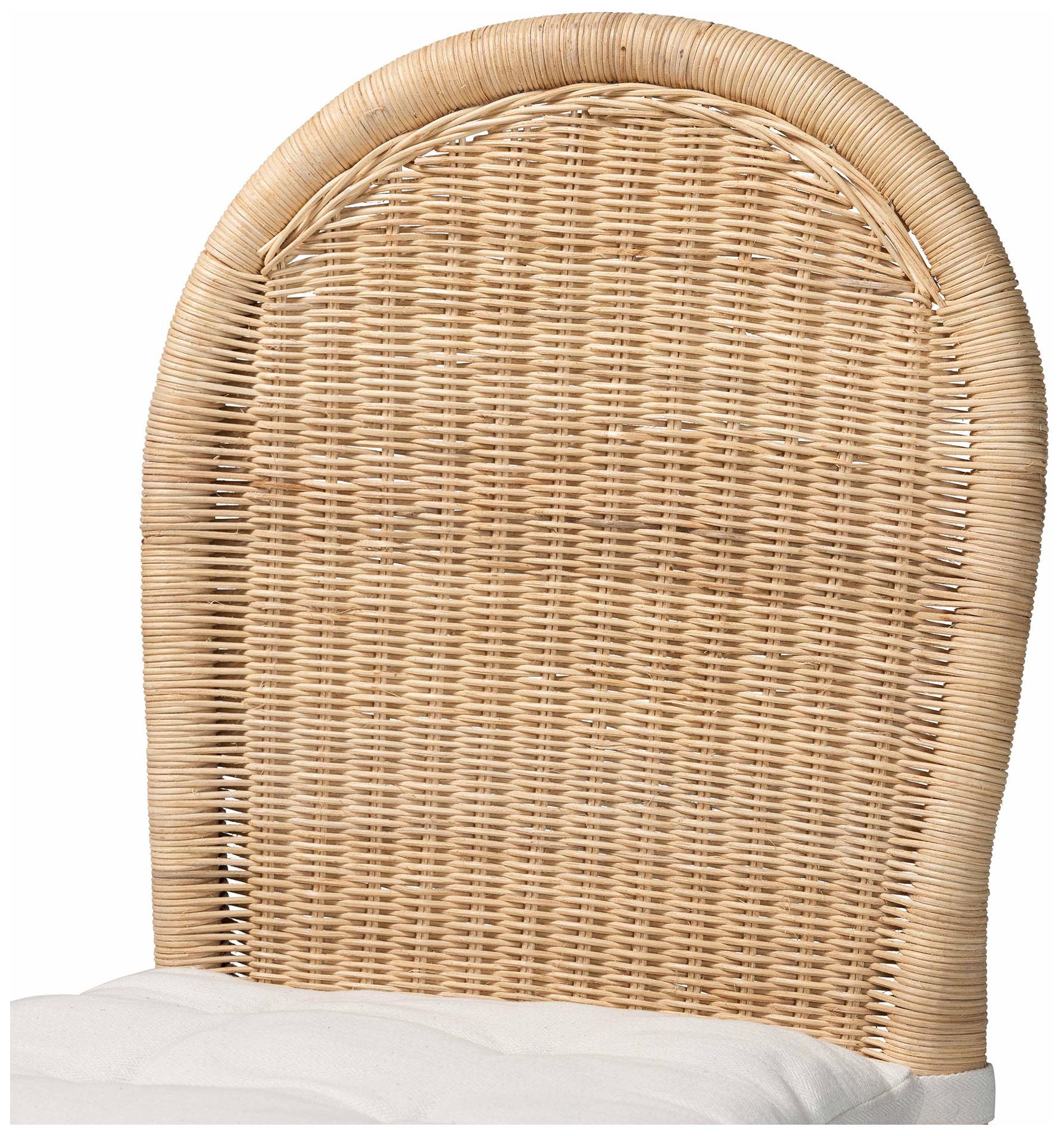 Image 6 bali & pari Bilu Bohemian Natural Rattan 2-Piece Bar Stool Set more views