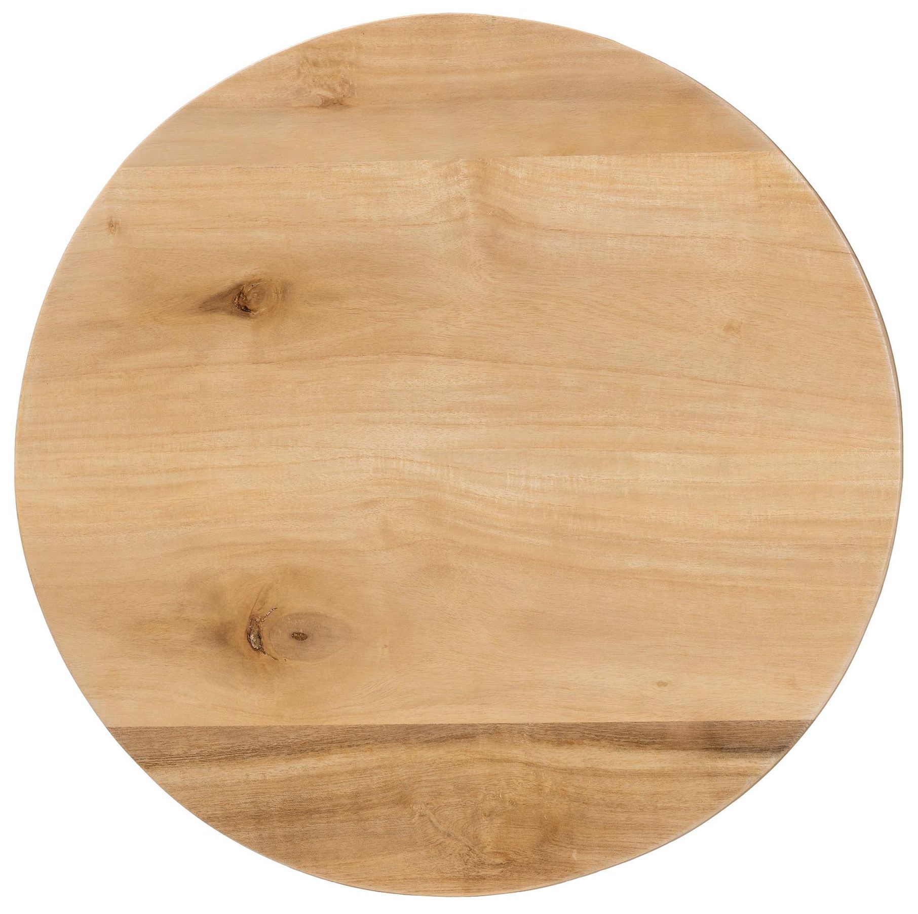 Image 4 bali & pari Caribic Modern Slatted Acacia Wood End Table more views