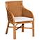 bali & pari Carolyn Bohemian Light Honey Rattan Dining Chair