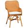 bali & pari Celsie Bohemian Light Honey Rattan Dining Chair