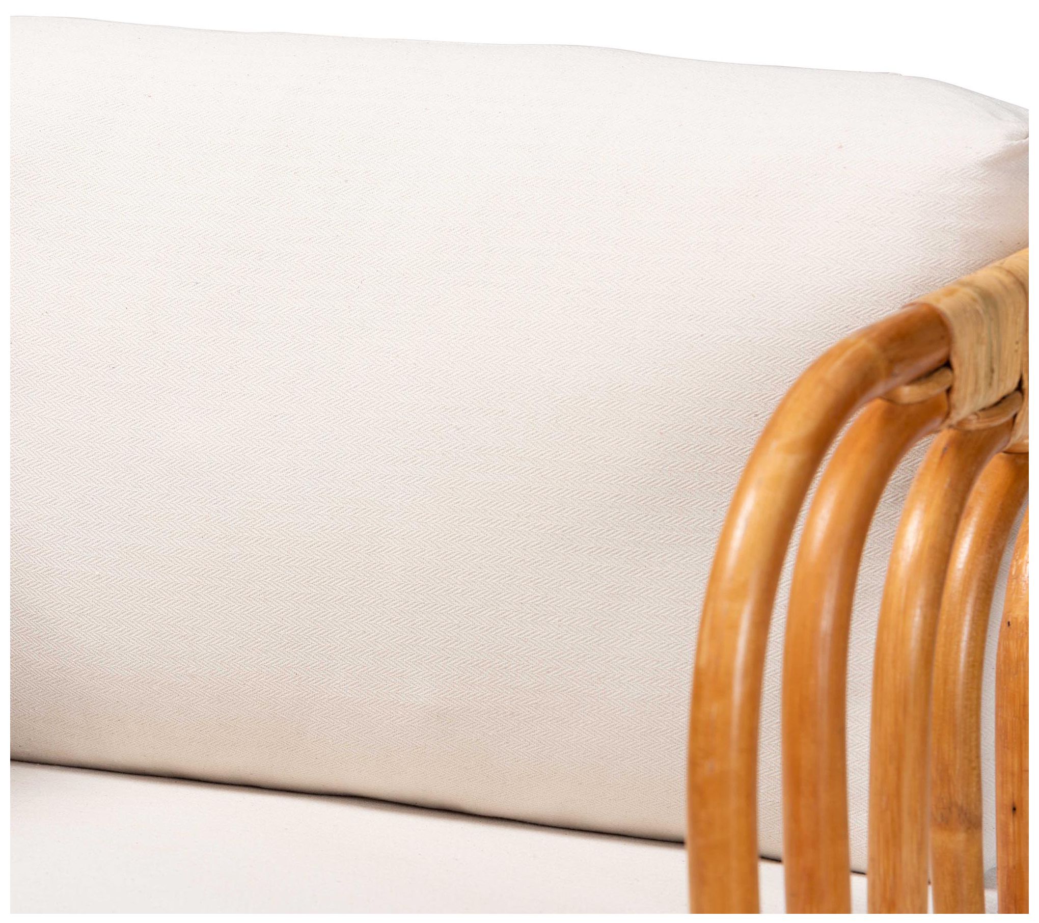 Image 6 bali & pari Corsa Modern Bohemian Natural Rattan Arm Chair more views