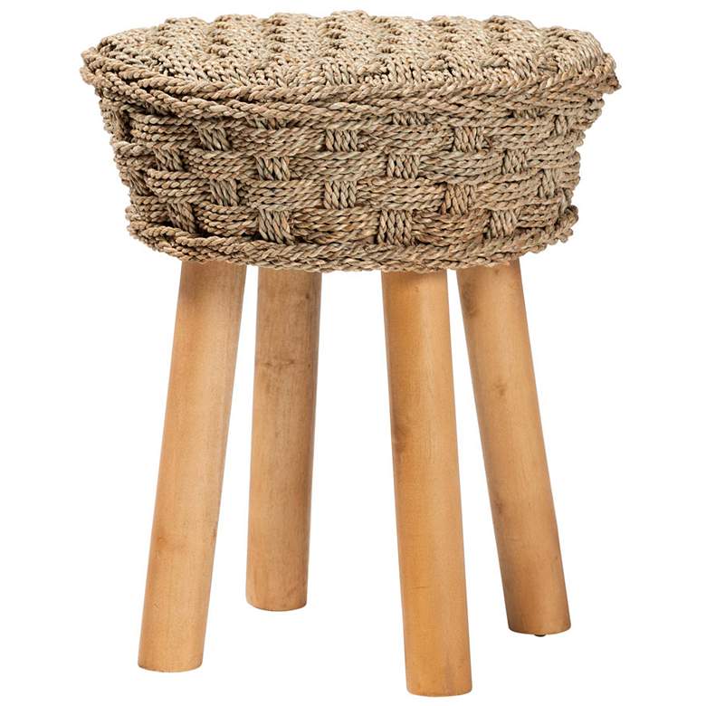 Image 1 bali & pari Denver Modern Bohemian Natural Seagrass and Acacia Wood Sto