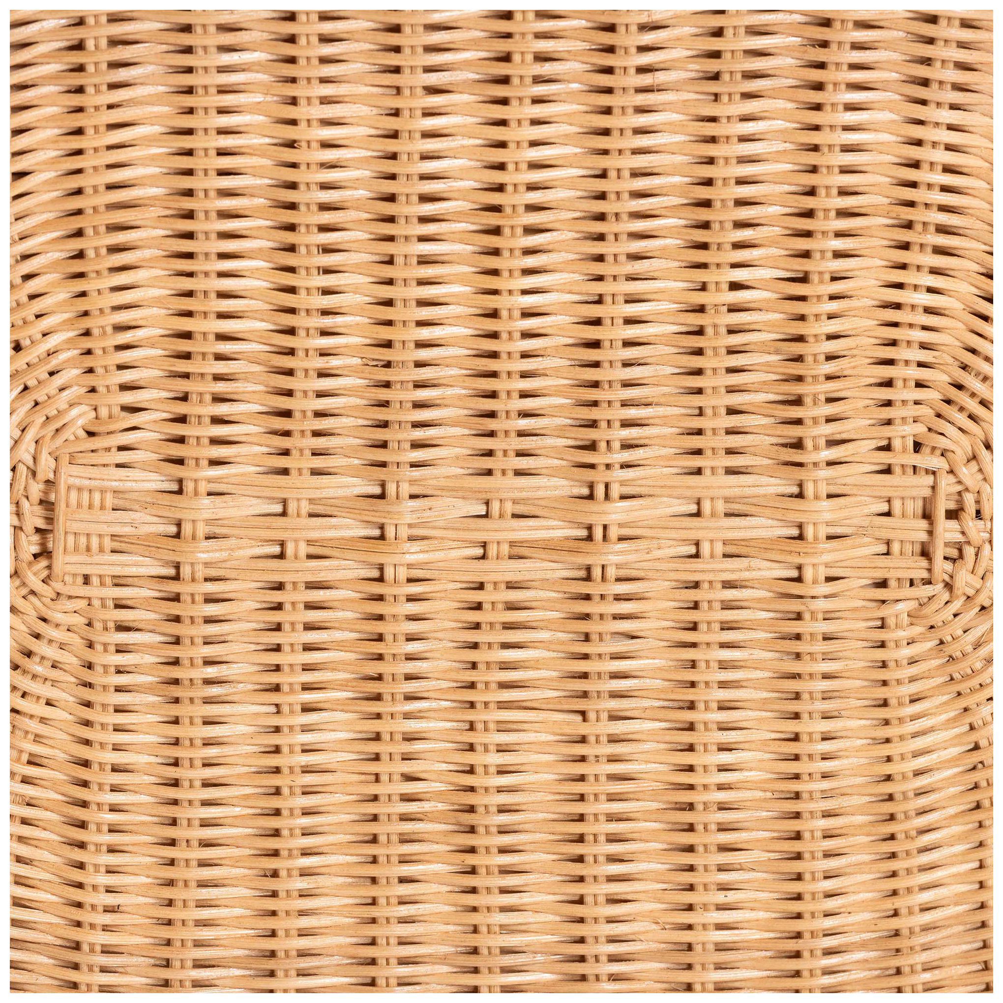 Image 7 bali & pari Elissa Bohemian Light Honey Rattan Elephant End Table more views