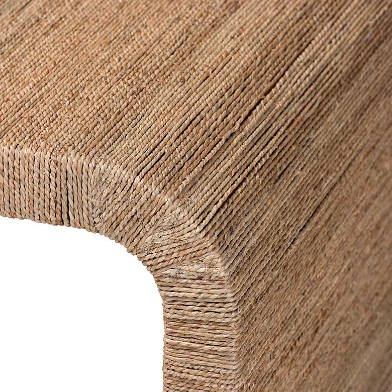 Image 6 bali & pari Eviana Japandi Natural Seagrass Waterfall Coffee Table more views
