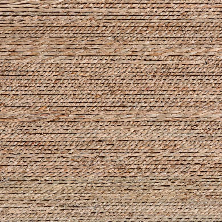 Image 7 bali & pari Eviana Japandi Natural Seagrass Waterfall Coffee Table more views