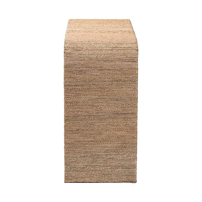 Image 5 bali & pari Eviana Japandi Natural Seagrass Waterfall Console Table more views