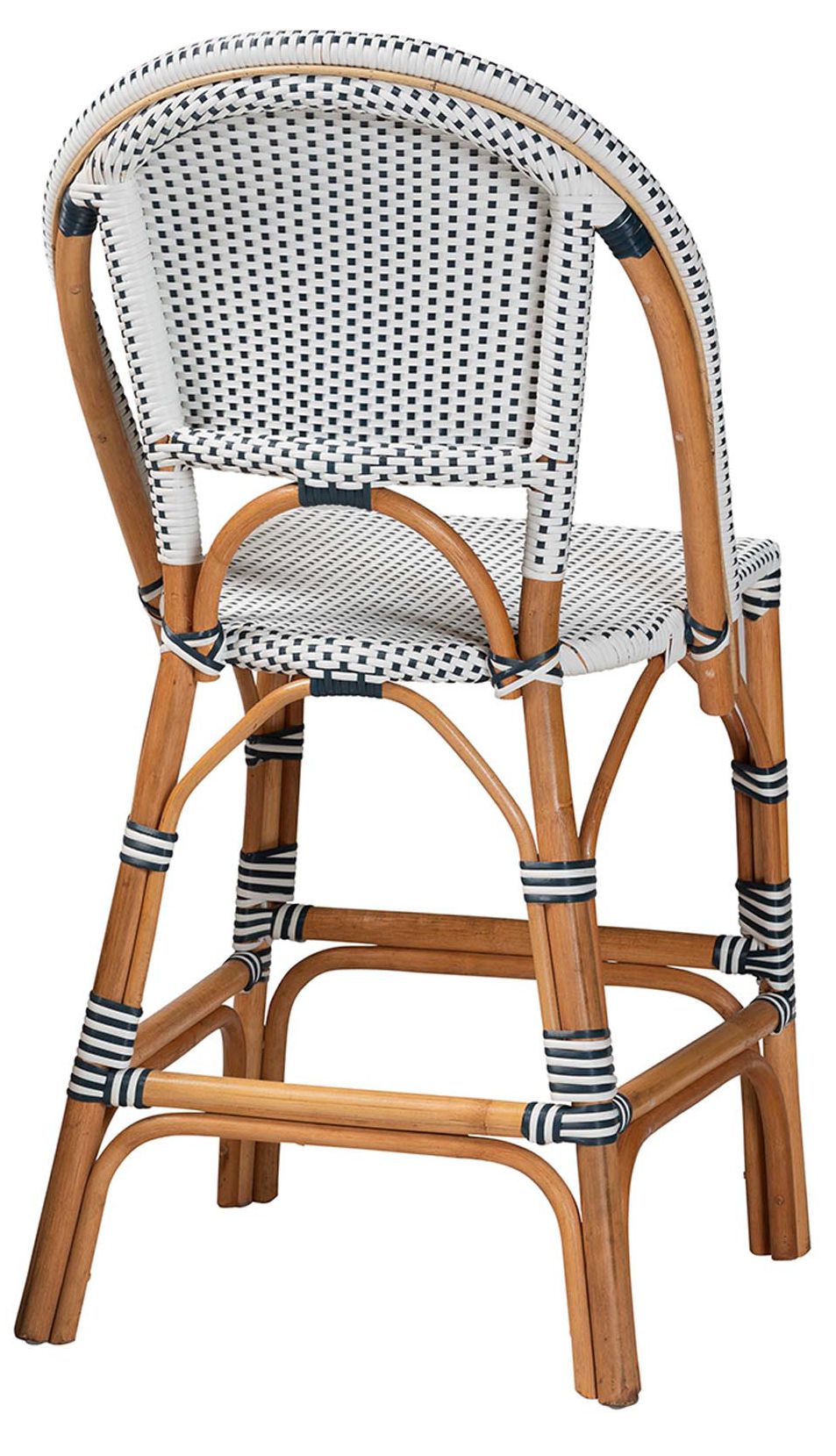 Image 2 bali & pari Genica Two Tone and Natural Rattan 2 Piece Counter Stool Se more views