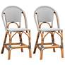 1_bali & pari Genica Two Tone and Natural Rattan 2 Piece Counter Stool Se