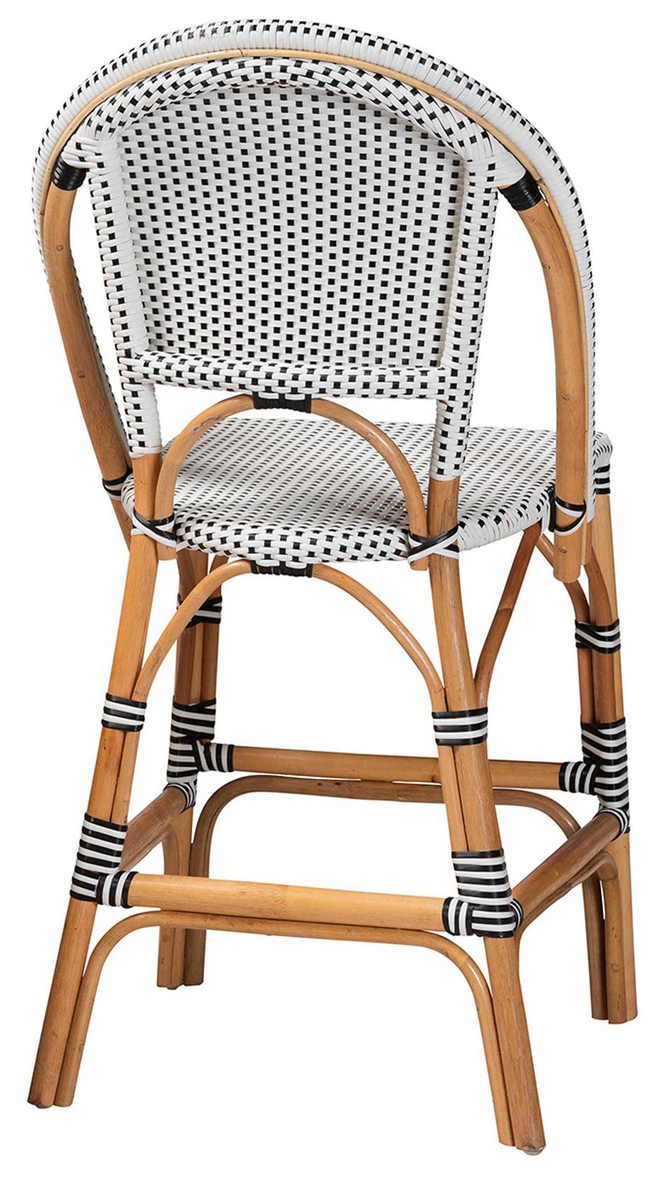 Image 2 bali & pari Genica Two Tone and Natural Rattan 2 Piece Counter Stool Se more views