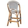 2_bali & pari Genica Two Tone and Natural Rattan 2 Piece Counter Stool Se more views