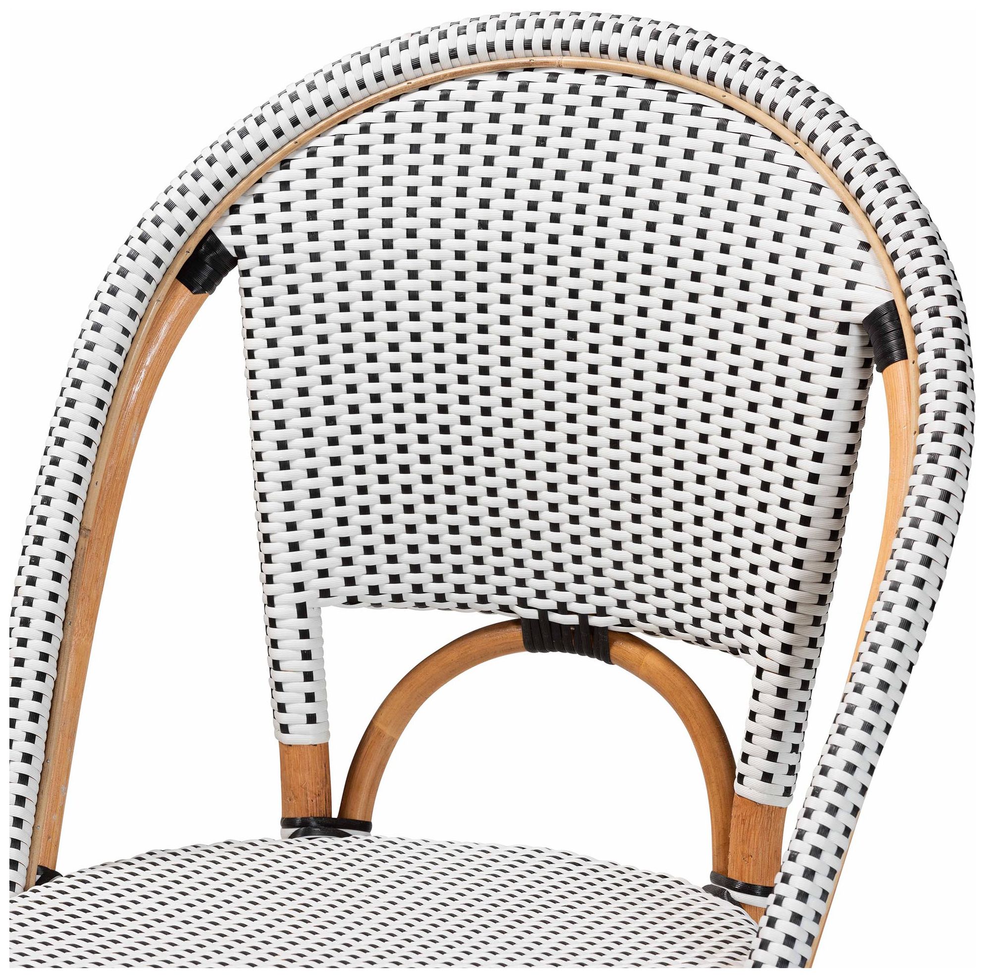 Image 5 bali & pari Genica Two Tone and Natural Rattan 2 Piece Counter Stool Se more views