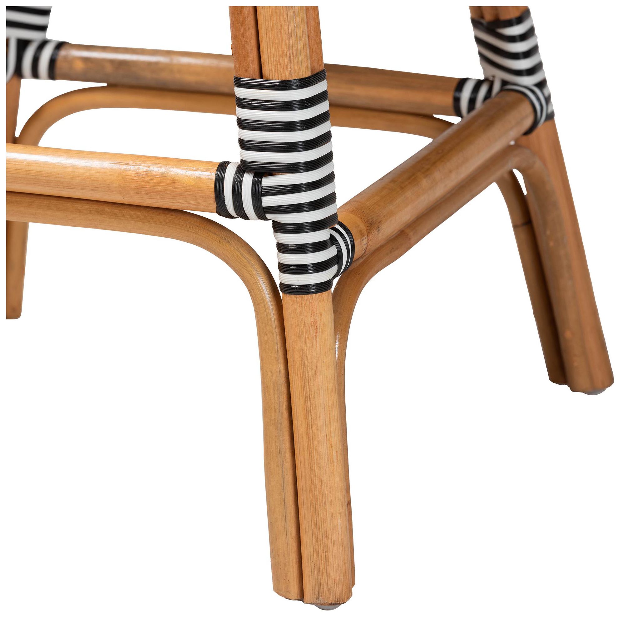 Image 6 bali & pari Genica Two Tone and Natural Rattan 2 Piece Counter Stool Se more views