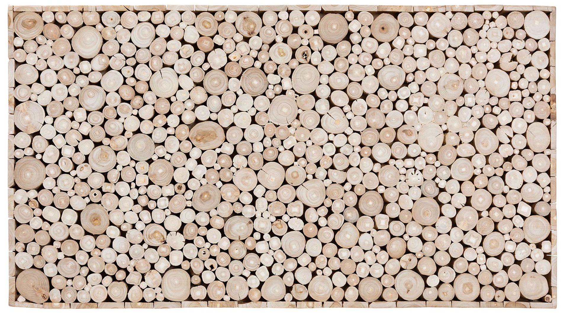 Image 5 bali & pari Grayson Teak Wood Coffee Table with Unique Repurposed Wood  more views